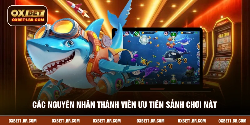 Các nguyên nhân thành viên ưu tiên sảnh chơi này