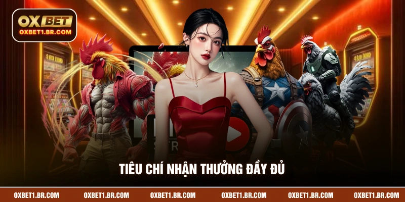 Tiêu chí được nhận phần thưởng đầy đủ